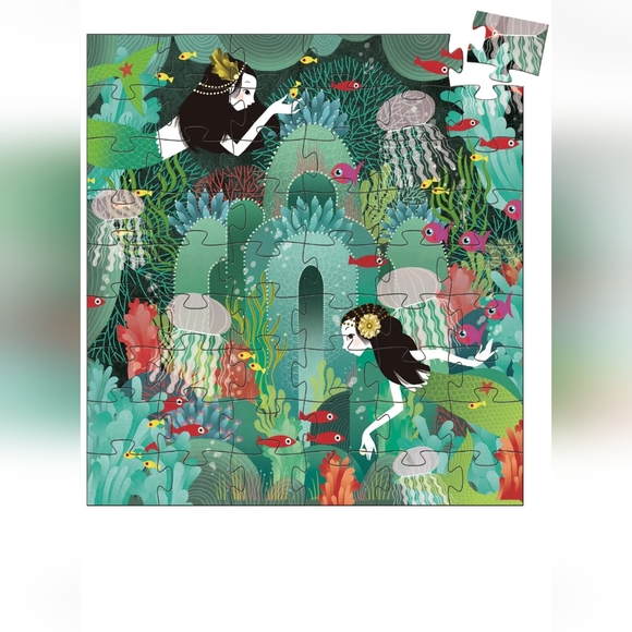 Djeco Silhouette Aquatic Paradise Puzzle - Picture 2 of 5